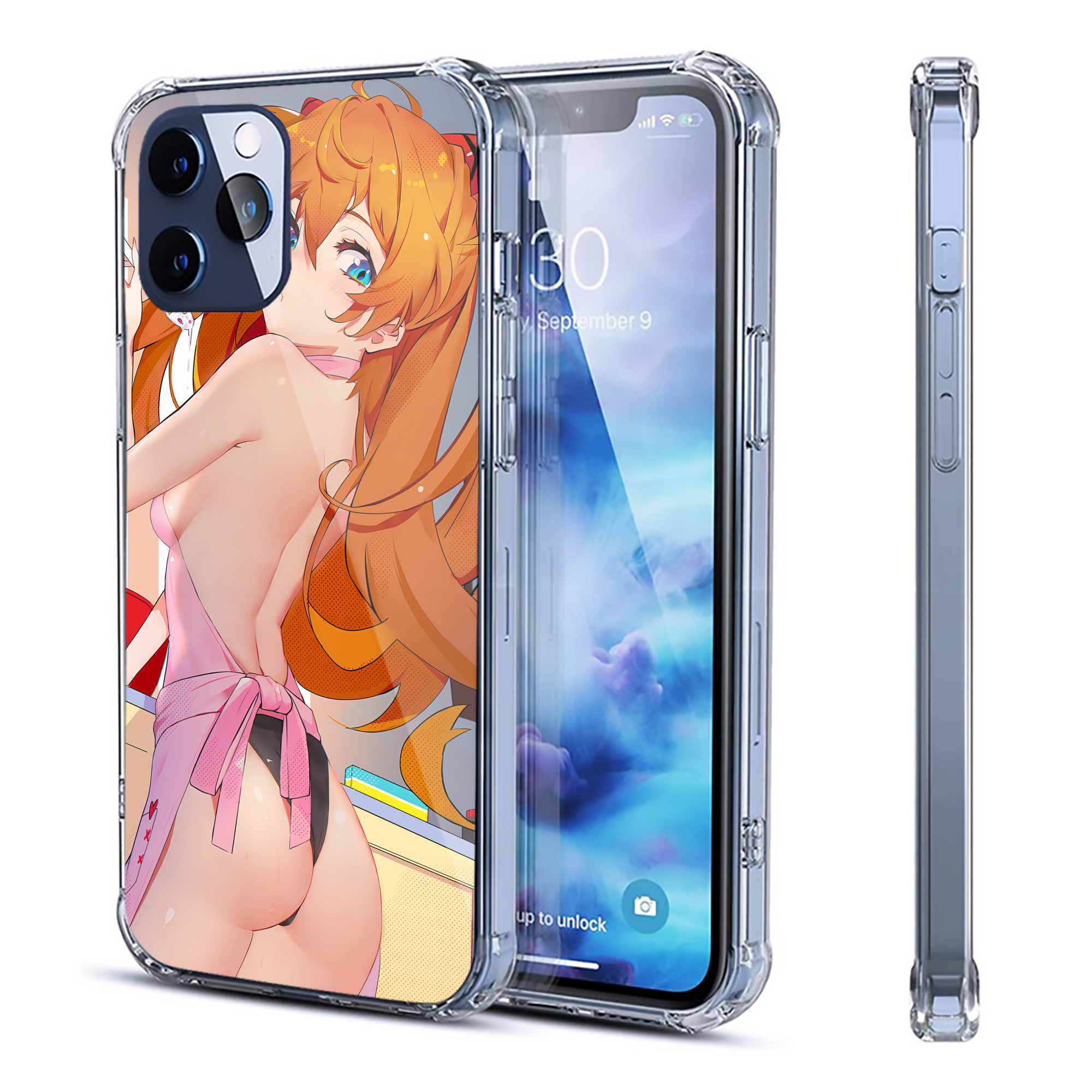 （画像用） EVA 新世紀エヴァンゲリオン 【iPhone 12シリーズ対応】透明スマホケース（クリアソフトケース）